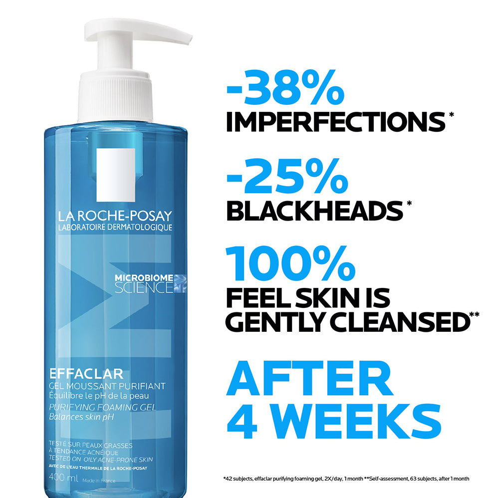 LA ROCHE POSAY Effaclar Acne Foaming Cleansing Gel for Oily and Acne Prone Skin REFILL PACK