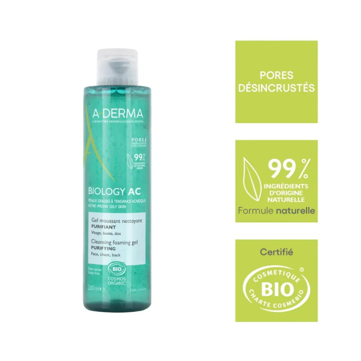A-Derma Biology AC Gel Gentle Cleanser - 100ml
