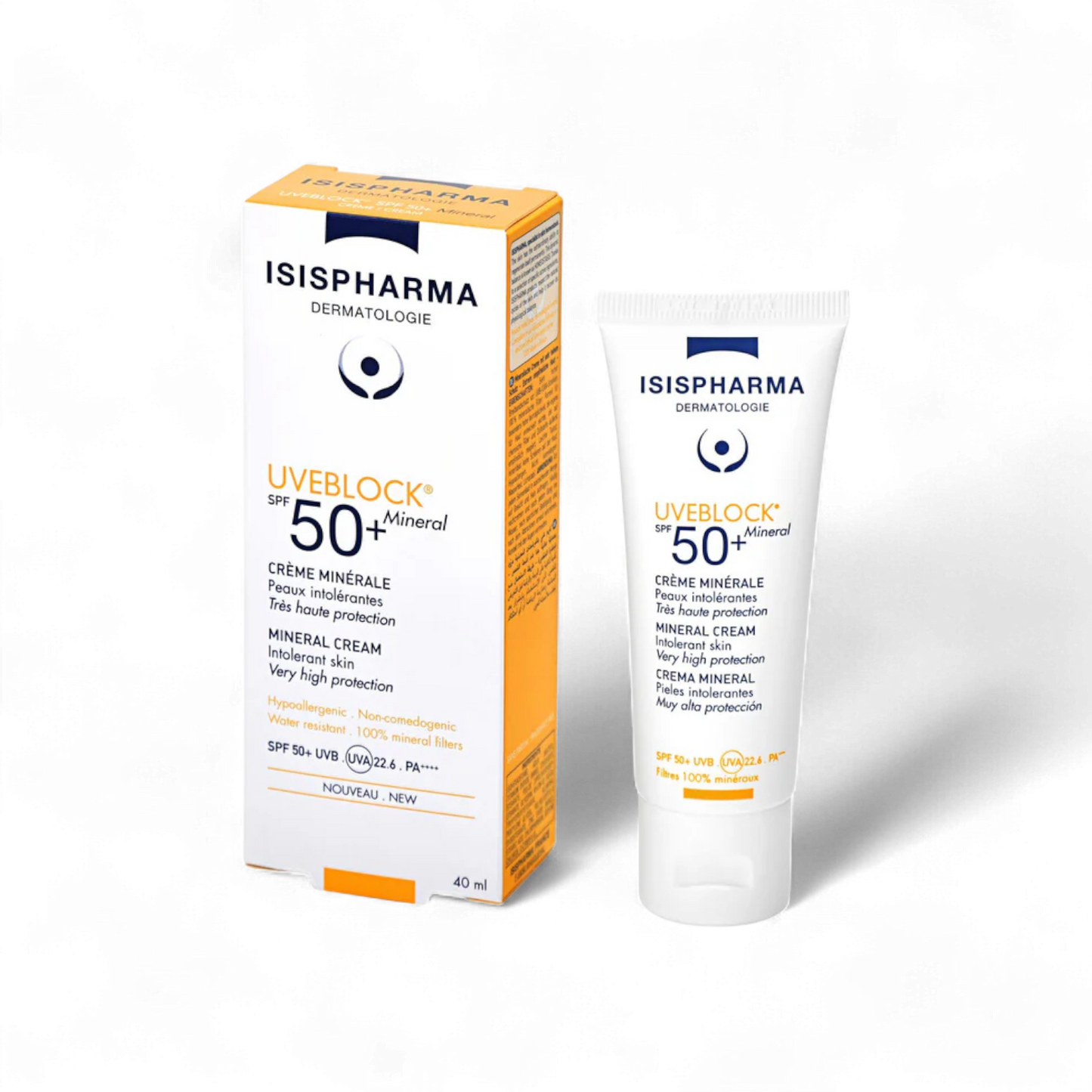 Isispharma Uveblock Mineral Cream Tinted – 40 ml