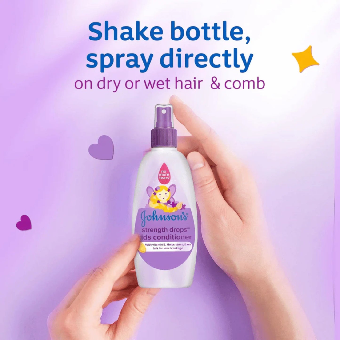 Johnsons Strength Drops Kids Conditioner Spray – 200ml