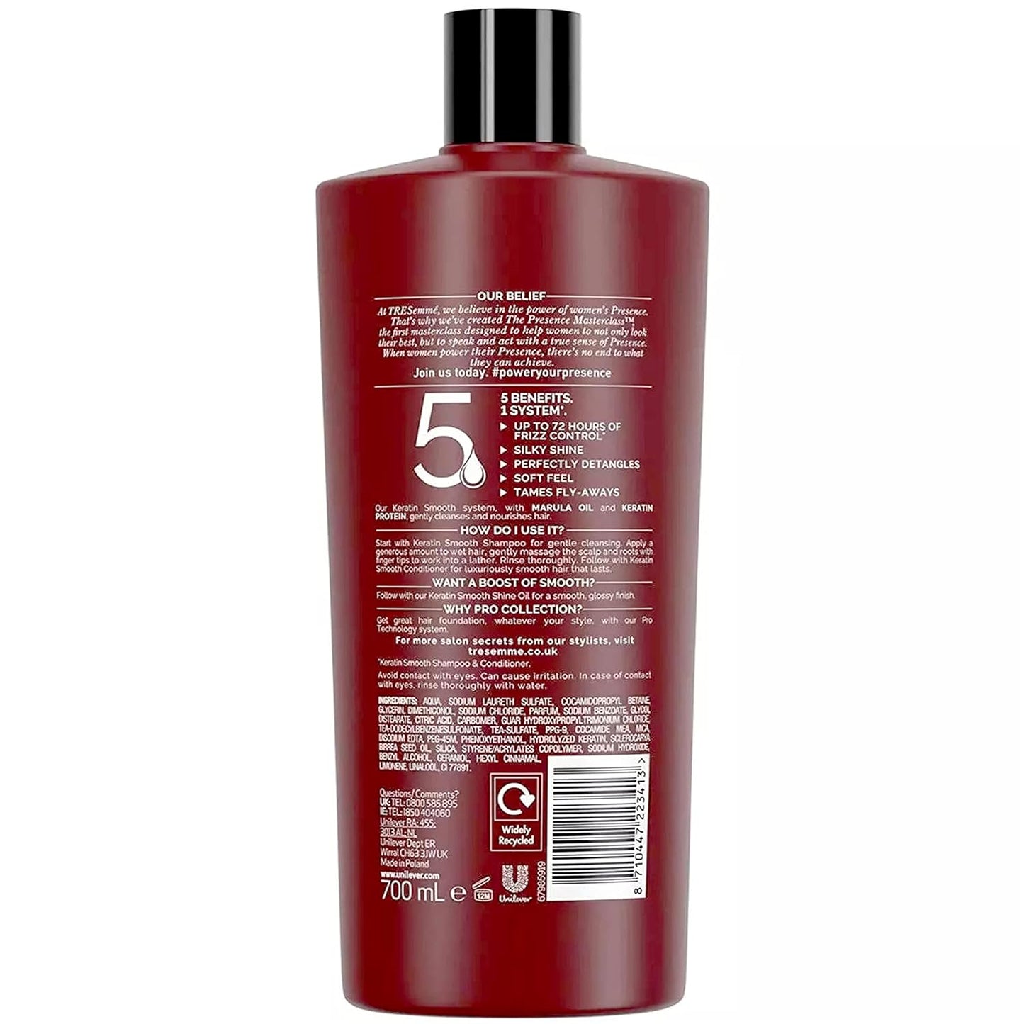 TRESEMME Keratine Smooth Shampoo 700ML