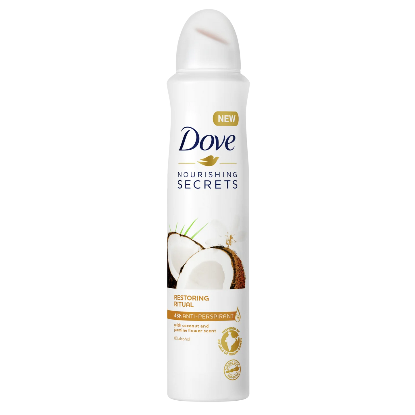 dove coconut and jasmine antiperspirant deodorant 150ml