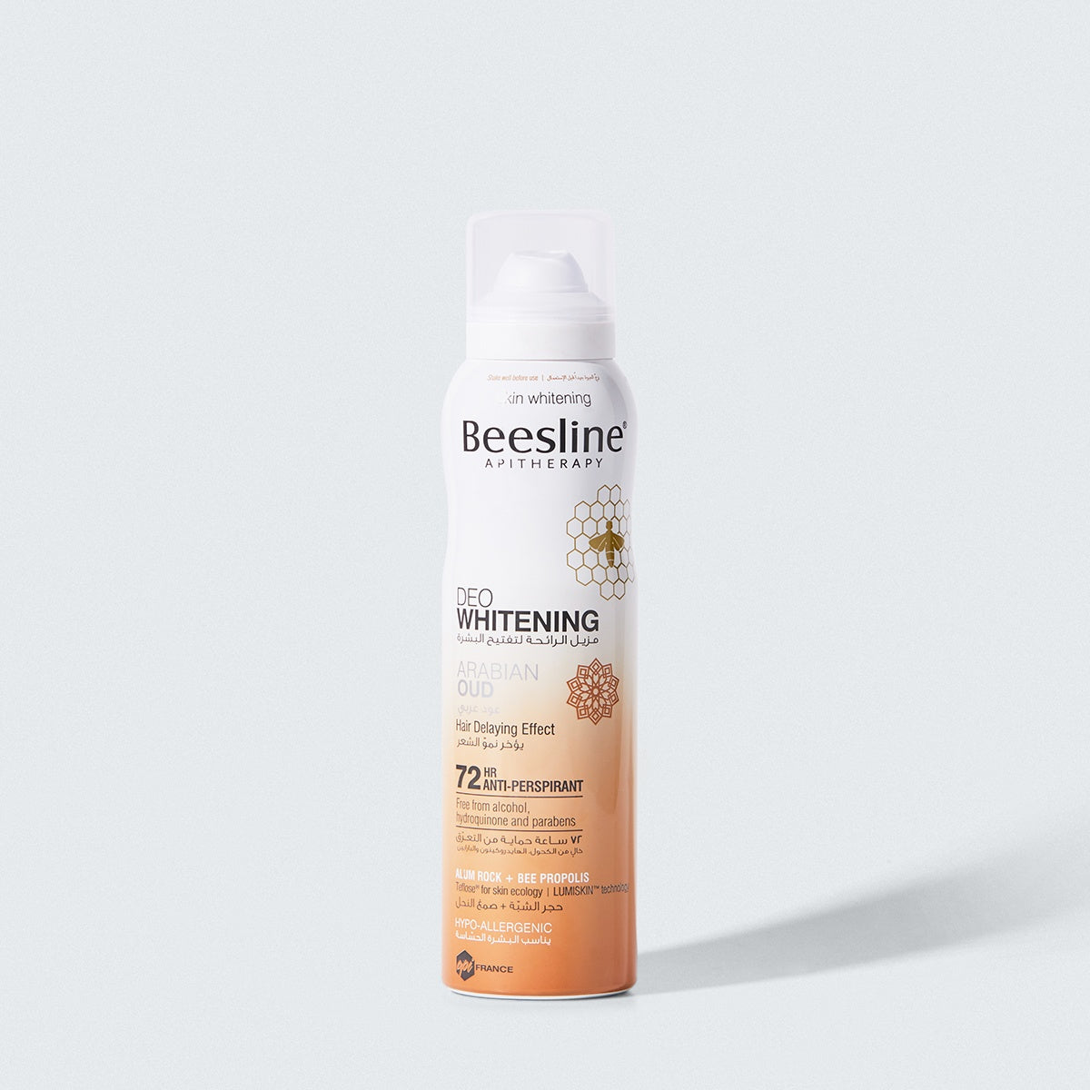 BEESLINE Deo Whitening Spray 72HR Arabian Oud 150ml
