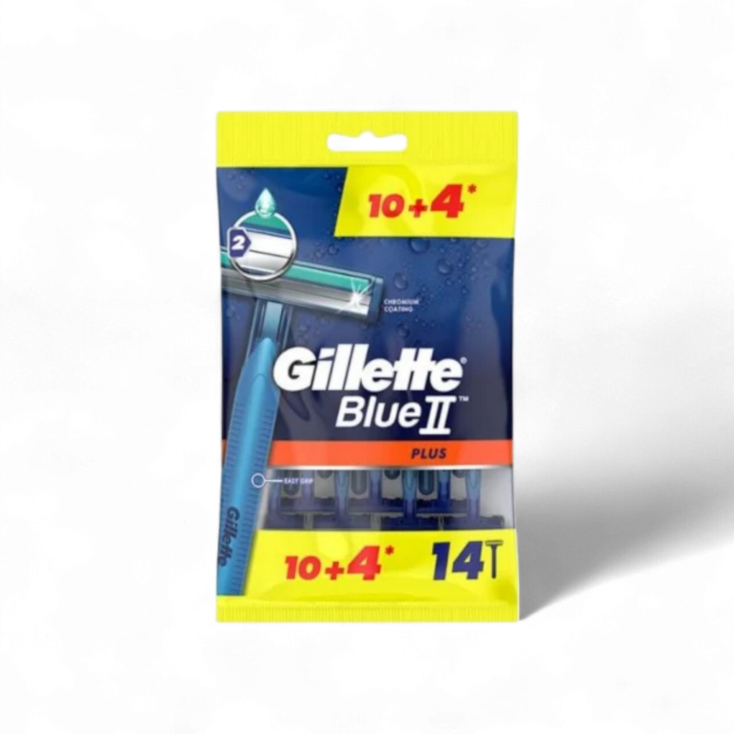 Gillette Blue II Plus Disposable Razors – 14 Pcs