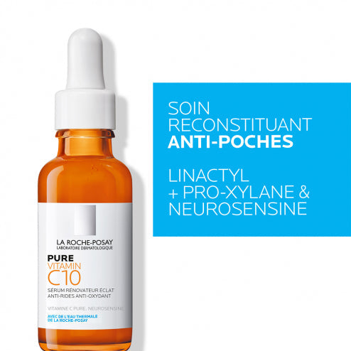 LA ROCHE POSAY 10% Pure Vitamin C Anti Aging Face Serum for Wrinkles