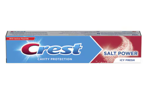 crest salt power toothpaste