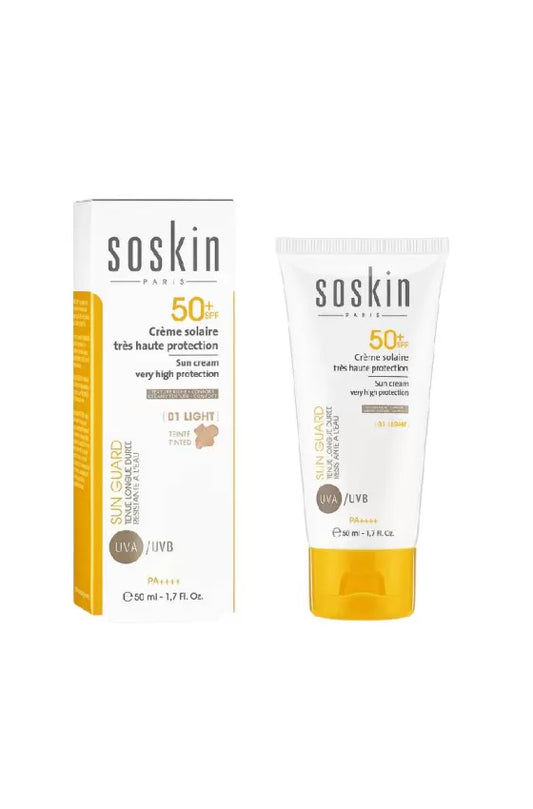 SOSKIN Sun Cream Tinted Very High Protection SPF 50+ 01 Light Shade