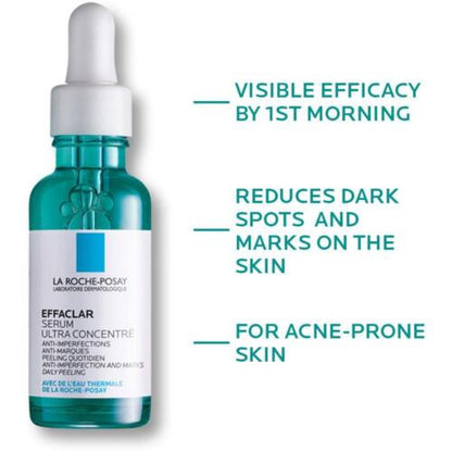 LA ROCHE POSAY Effaclar Acne Serum with Salicylic Acid and Niacinamide for Oily and Acne Prone Skin