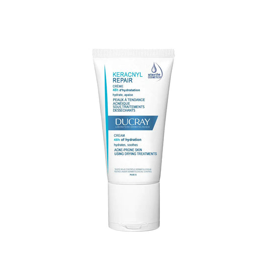 Keracnyl Repair Cream 48H of Hydration - Acne-Prone Skin Using Drying Treatments