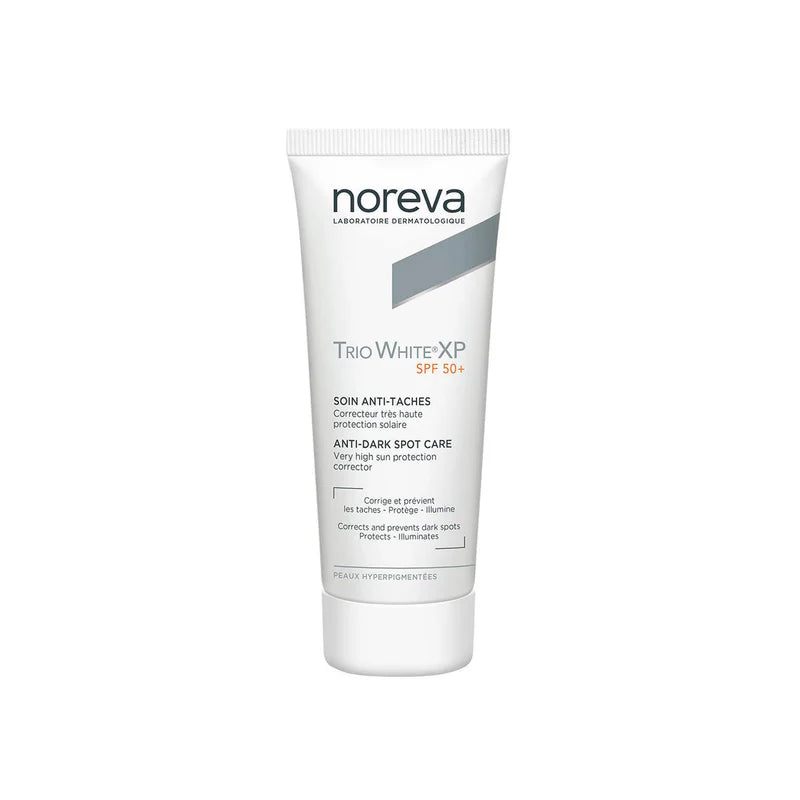 NOREVA Trio White XP Intensive Photoprotection Skincare Cream SPF50 - High Protection - Anti-Brown Spots