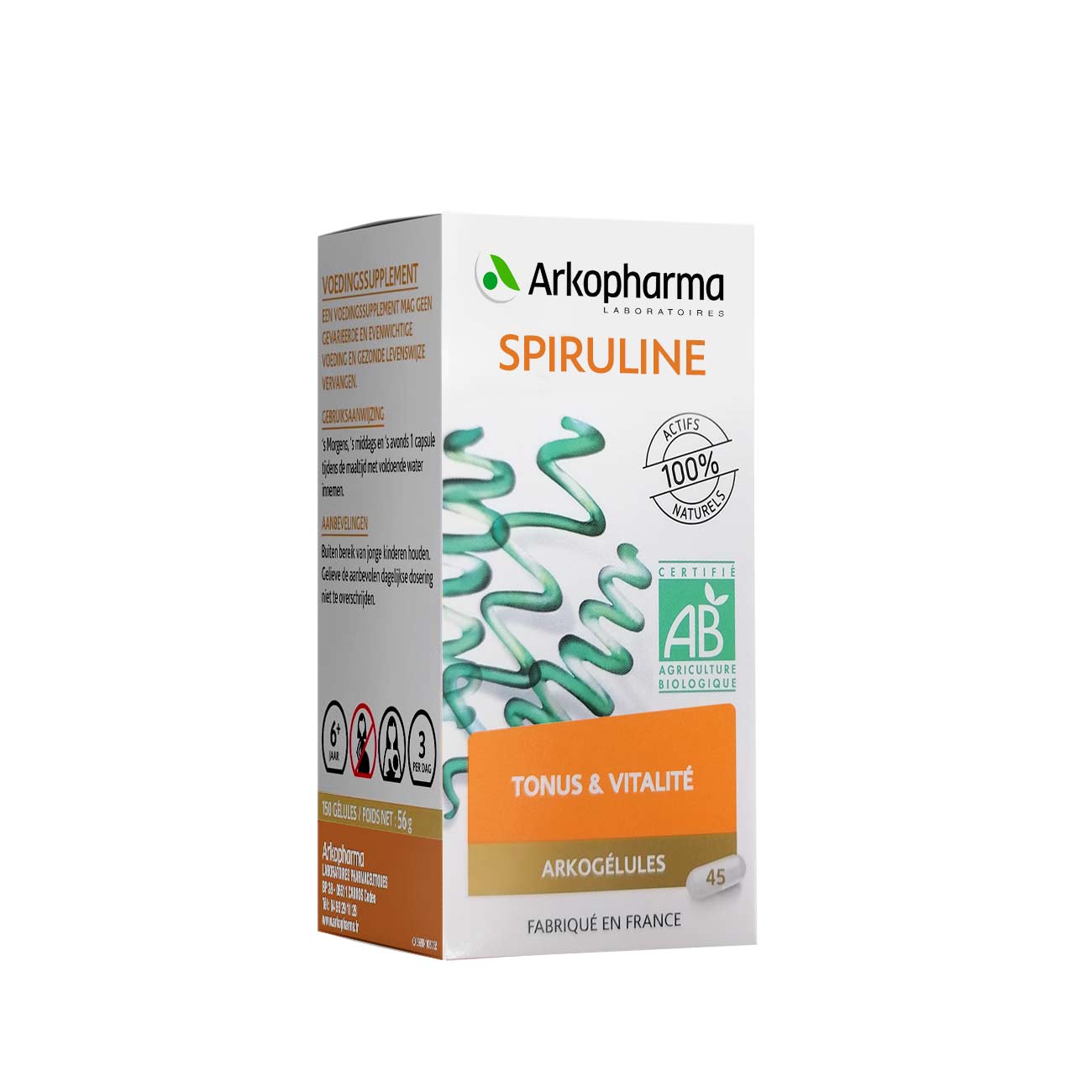 Arkocaps Organic Spiruline