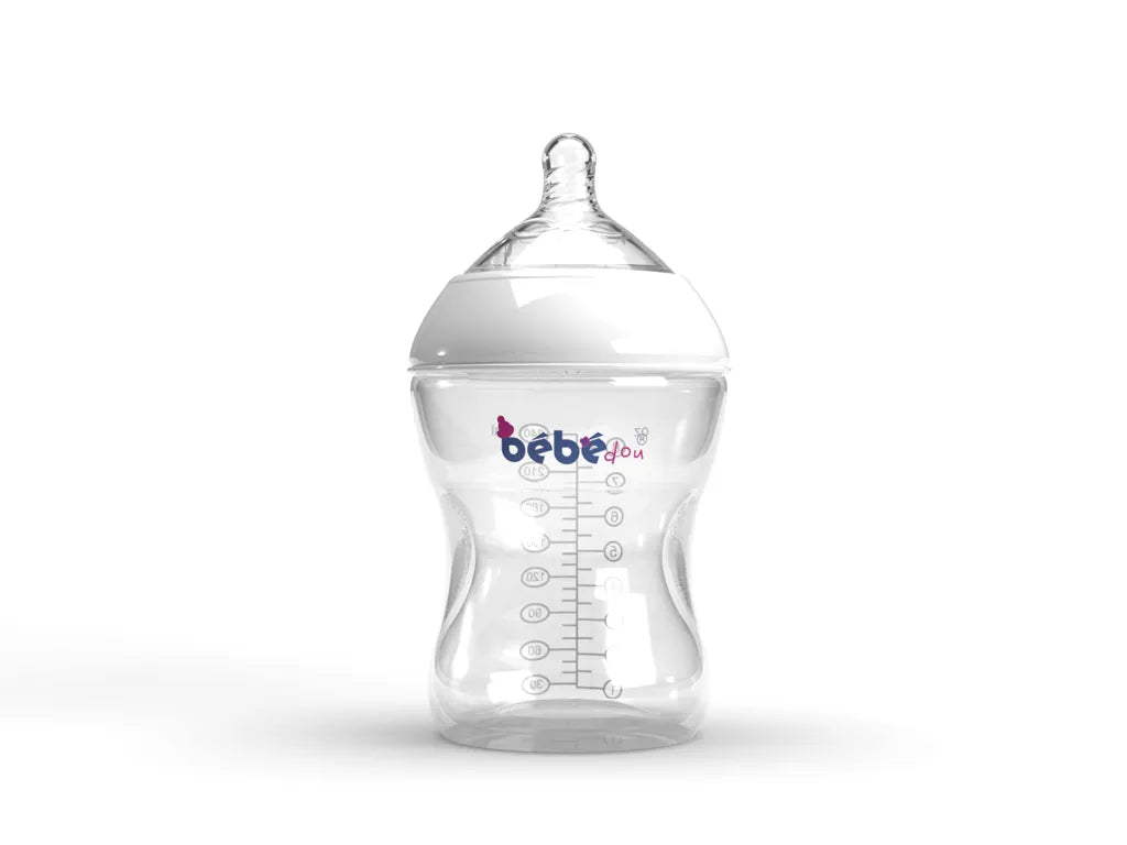 BEBEDOU NaturaNeck Feeding Bottle 3M+ 240ml BBD1102