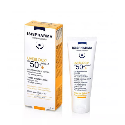 ISISPHARMA Uveblock Mineral Cream Tinted SPF 50+ 40ML