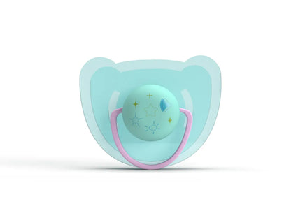 BEBEDOU Physiological Pacifier with Protective Cap (0-6m) BBD3104