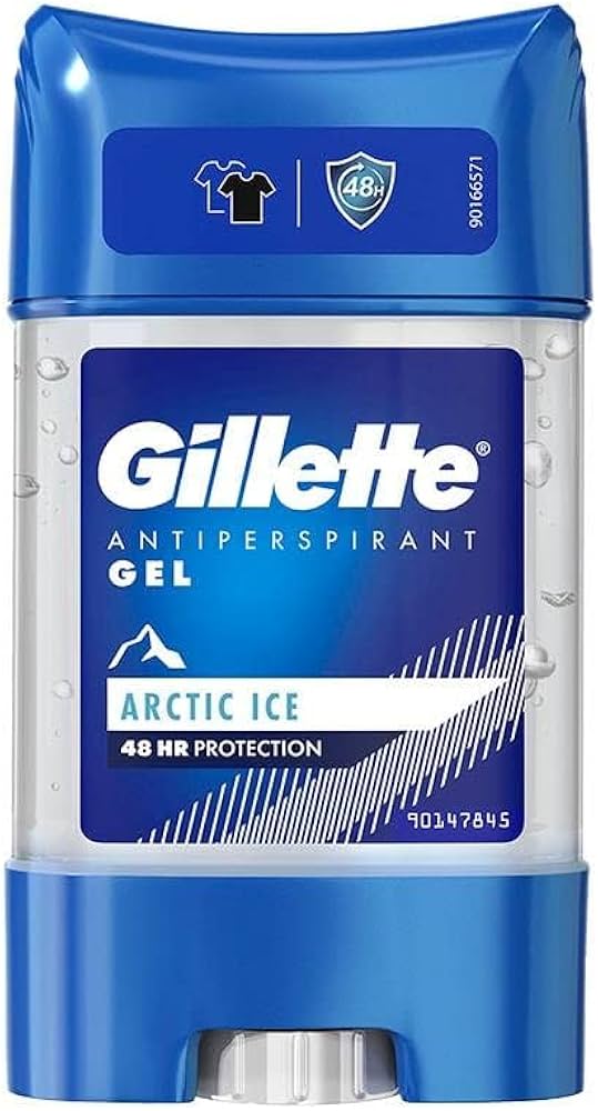 gillette antipersiprant gel arctic ice