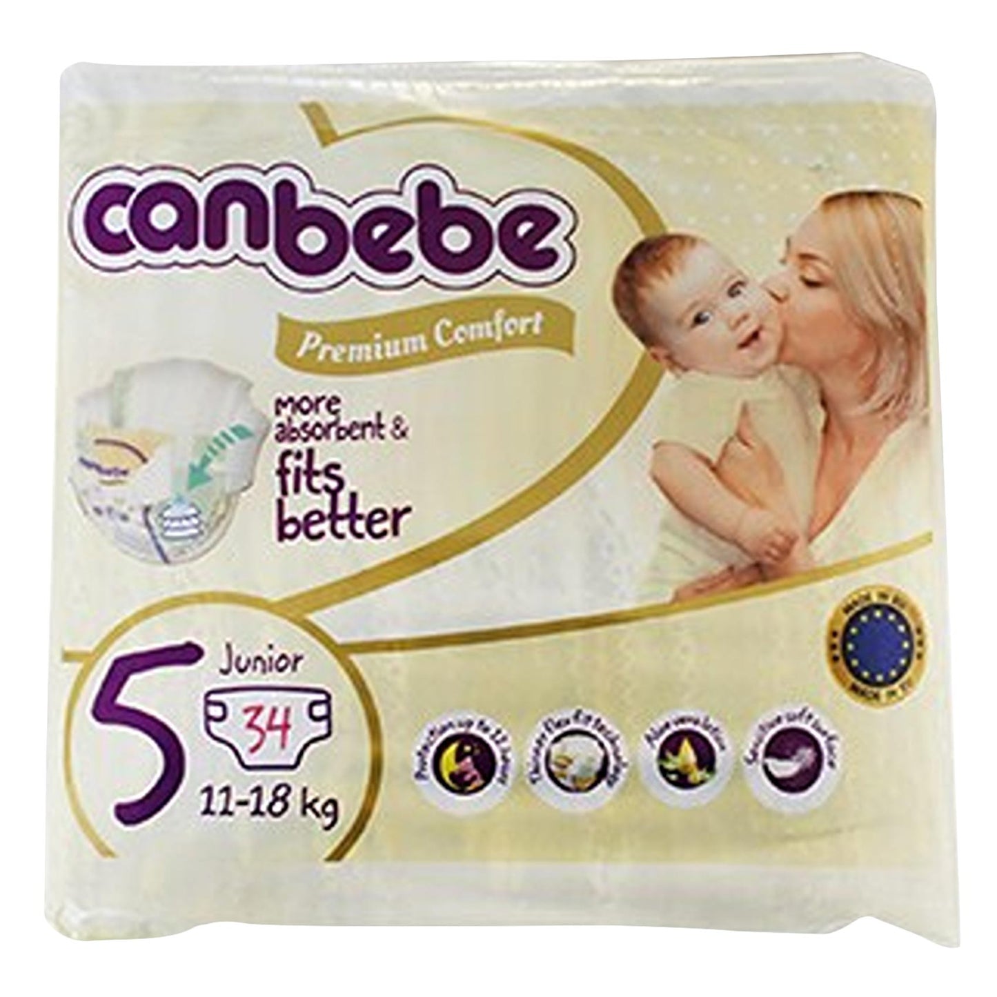 Canbebe 5 JUNIOR 7-14 KG 34 Diapers