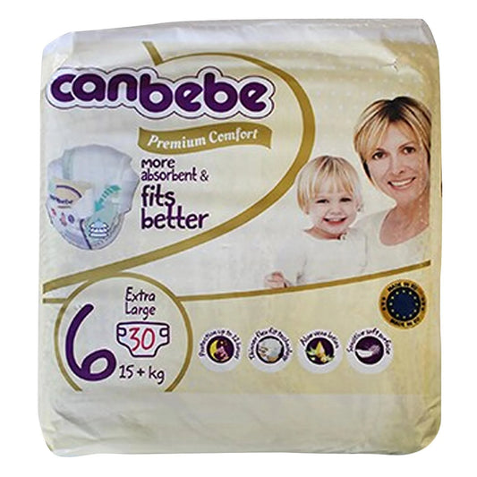 Canbebe 6 EXTRA LARGE 15+ KG 30 Diapers