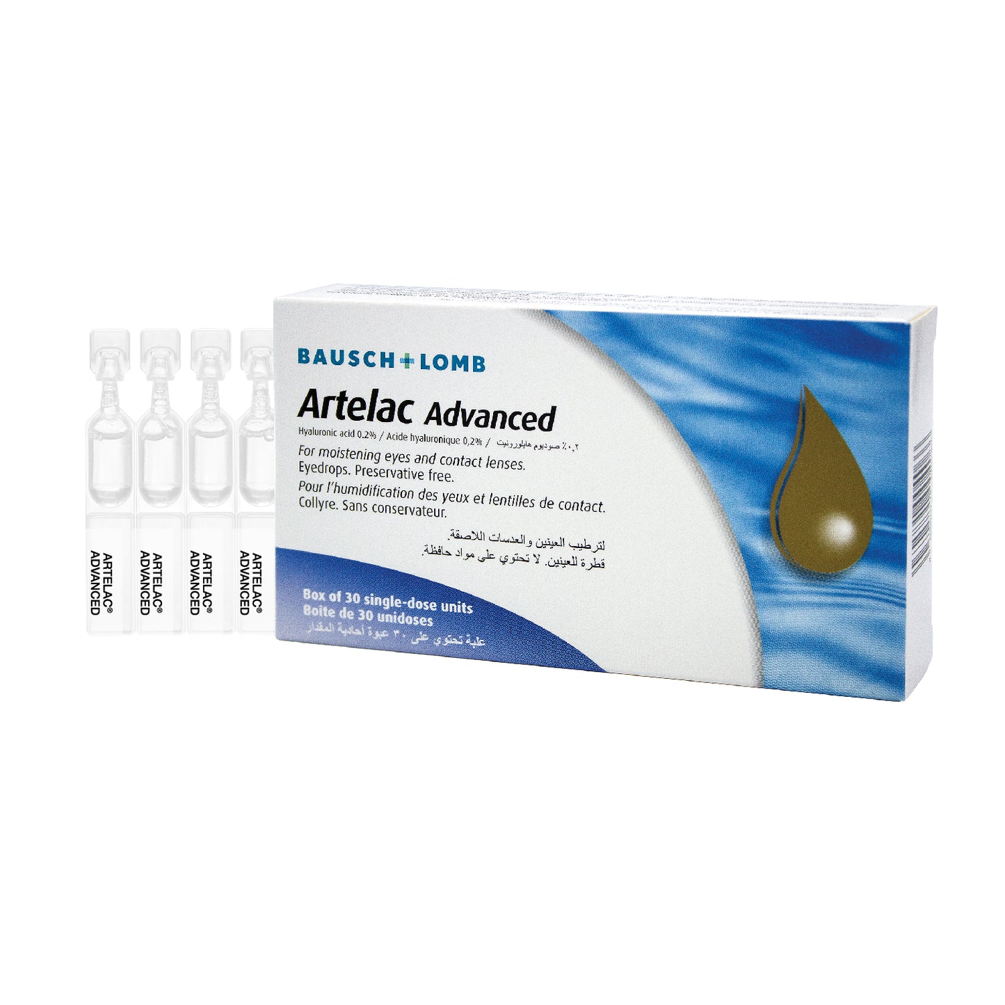 Artelac Advanced 0.2% Eye Drop 30 Unitdose Bausch & Lomb