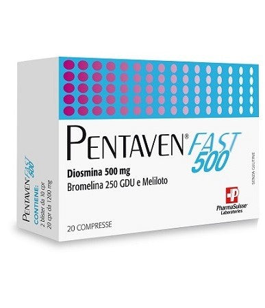 Pentaven Fast 500 Circulation Wellness Supplement 20 Tablets