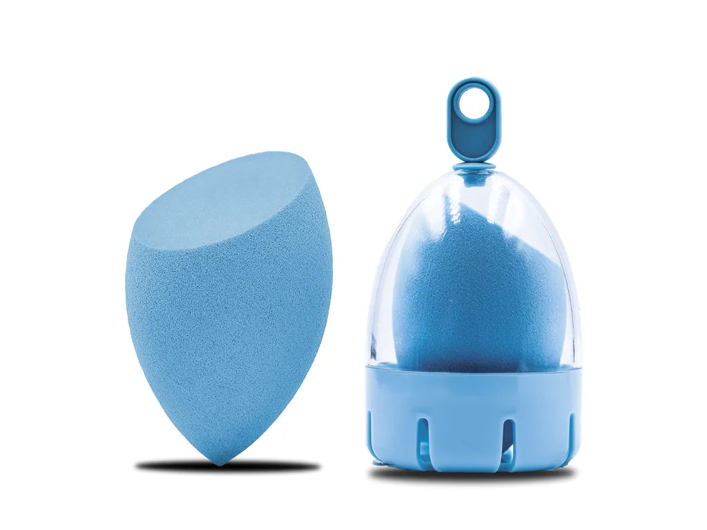 OR BLUE VelourGlance Beauty Blender Sponge - Flat-End CT543