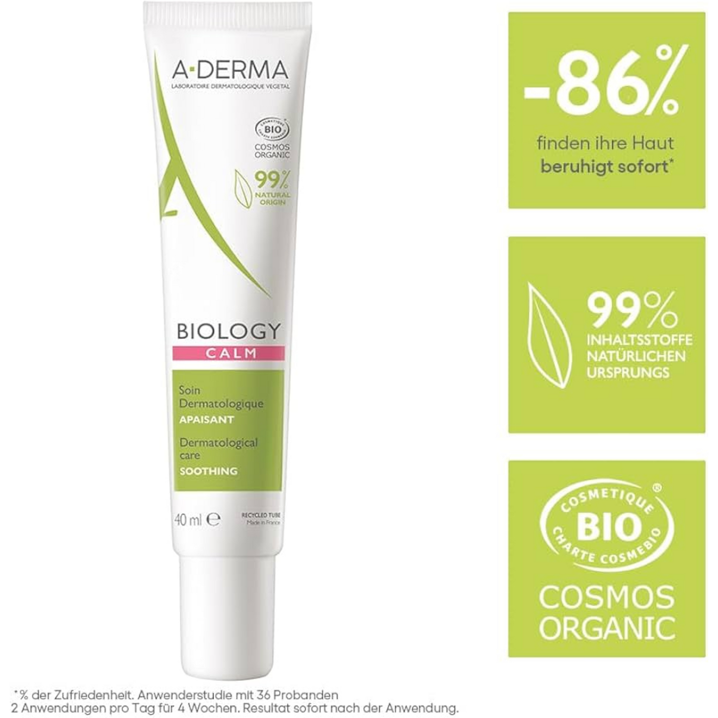 A-Derma Biology Calm Soothing Dermatological Care – 40 ml
