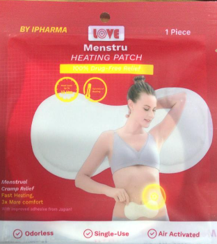 love menstru heating patch by ipharma