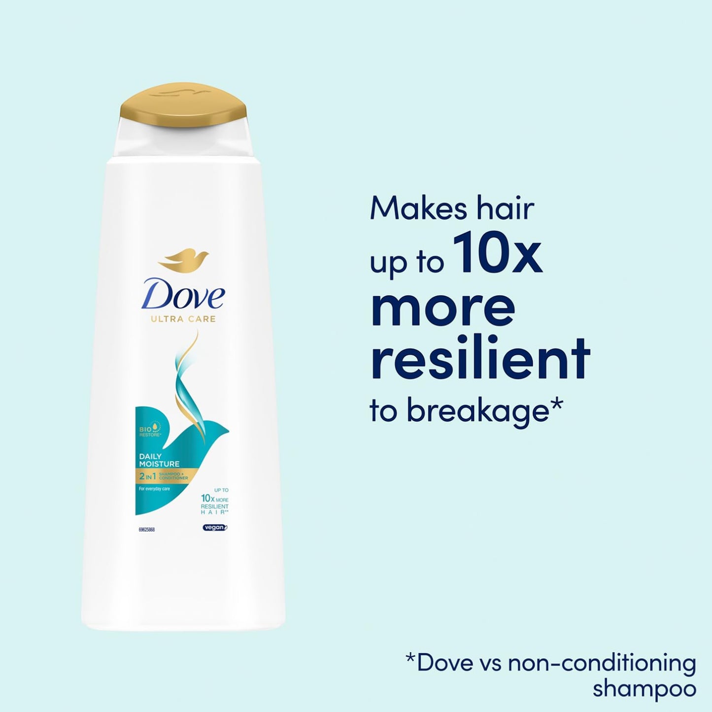 Dove Daily Moisture 2 in 1 Shampoo And Conditioner – 400ml