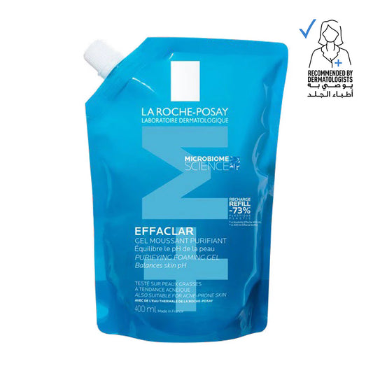 LA ROCHE POSAY Effaclar Acne Foaming Cleansing Gel for Oily and Acne Prone Skin REFILL PACK