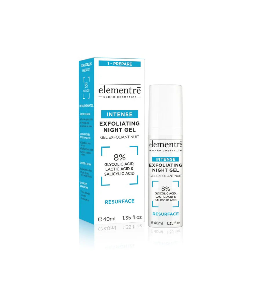 elementre exfoliating night gel