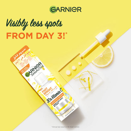 GARNIER Skin Active Fast Bright 30x Vitamin C Anti Dark Spot Serum 30ML