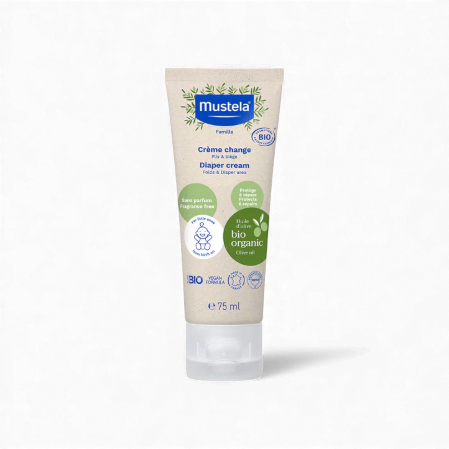 Mustela Certified Organic Diaper Cream 75ml