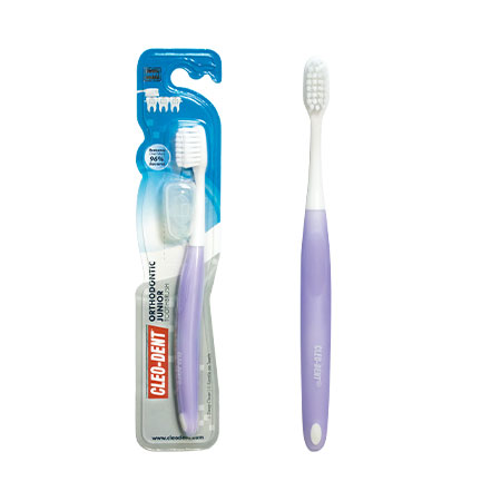 cleo dent orthodontic junior toothbrush