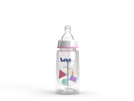 BEBEDOU Standard Neck Feeding Bottle 270ml PINK BBD 1135