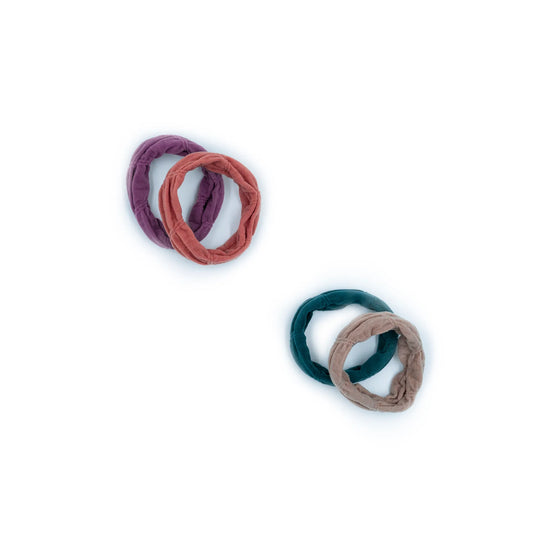 OR BLUE HO hair ties (purple) CT978