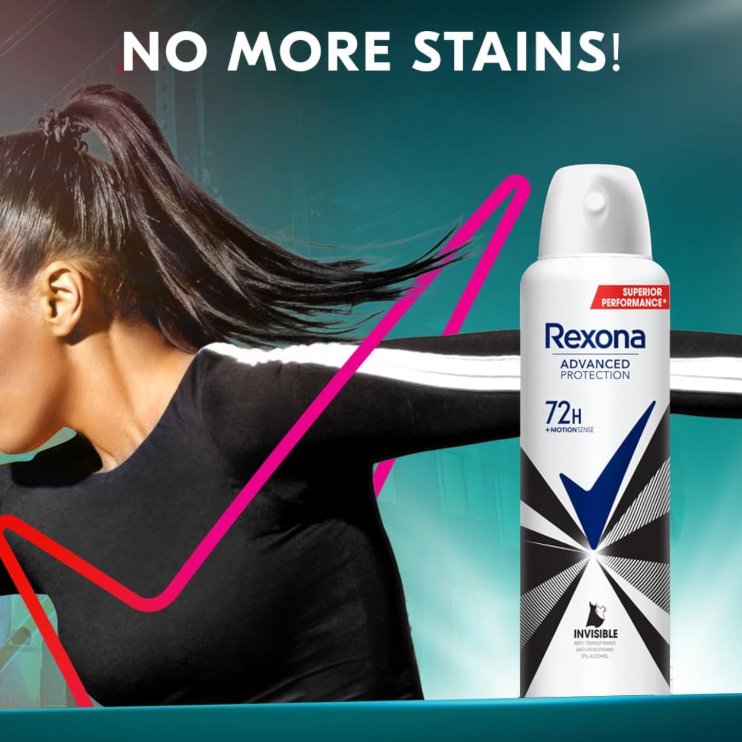 Rexona Advanced Protection 72H Invisible Deodorant Spray - 200ml