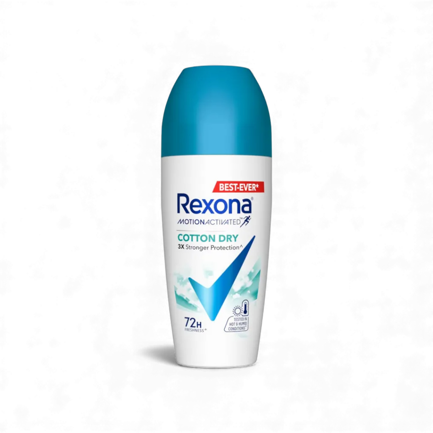 Rexona Cotton Dry 72H Roll-On Deodorant - 50ml