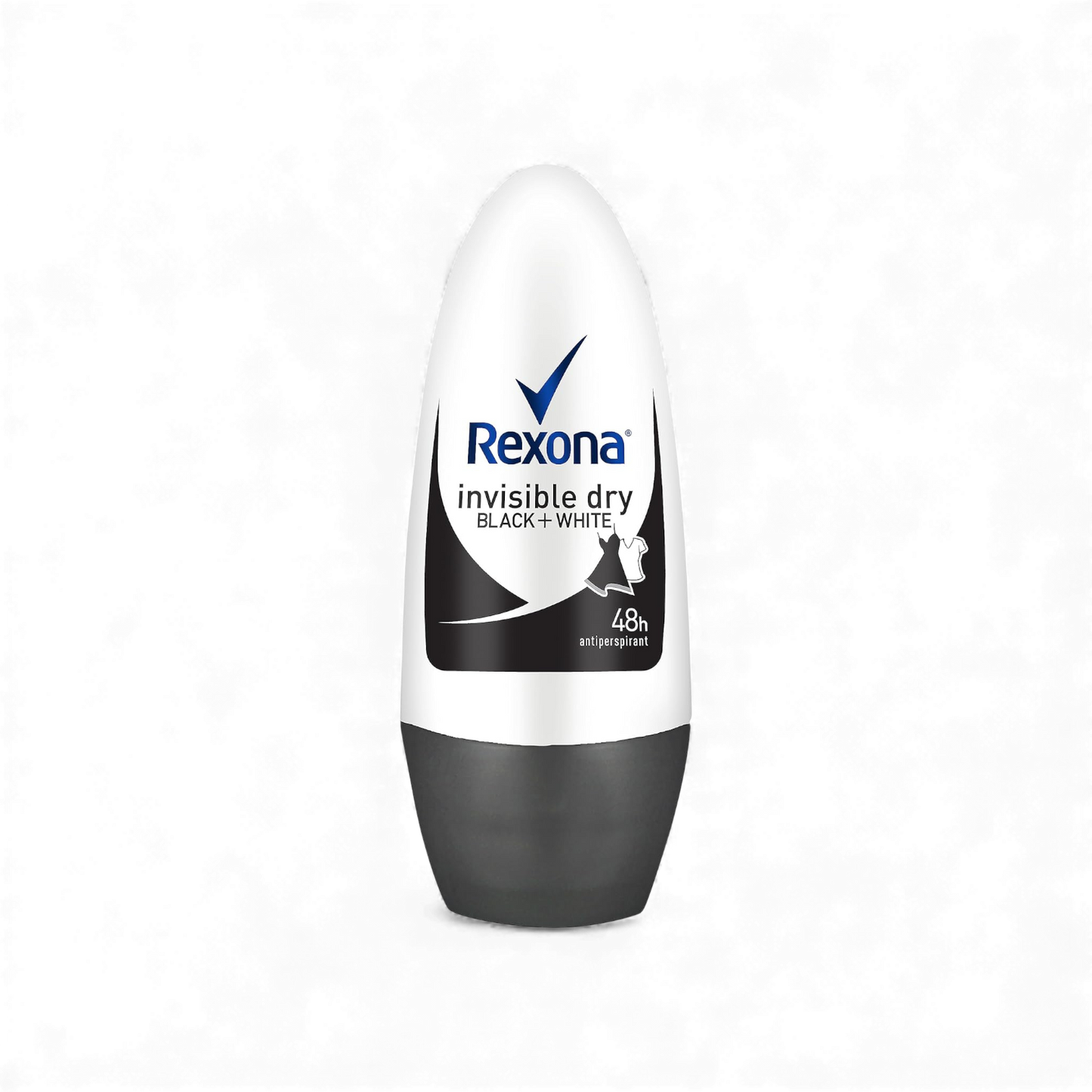 Rexona Invisible Dry Black And White Roll-On Deodorant - 50ml