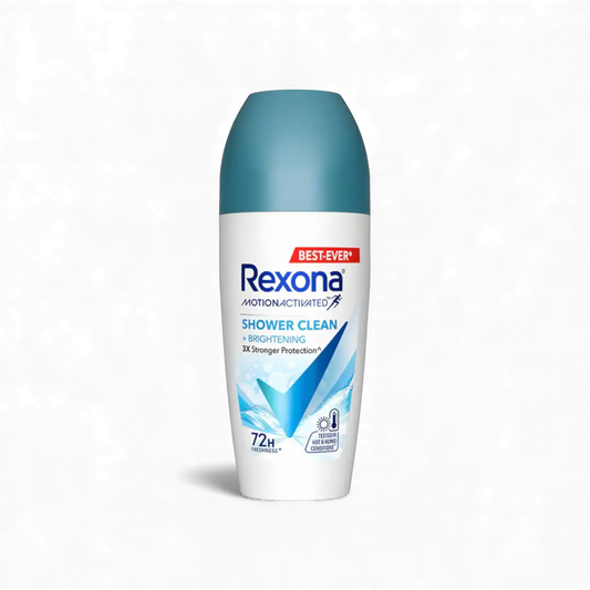 Rexona Shower Clean 72H Roll-On Deodorant - 50ml