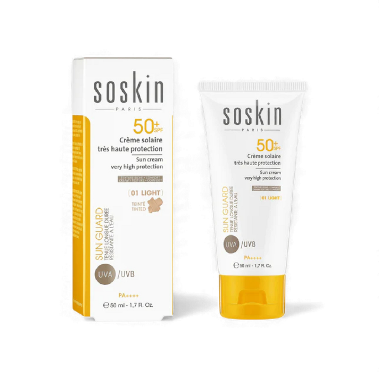 Soskin Sun Cream Tinted 02 Medium – 50ml