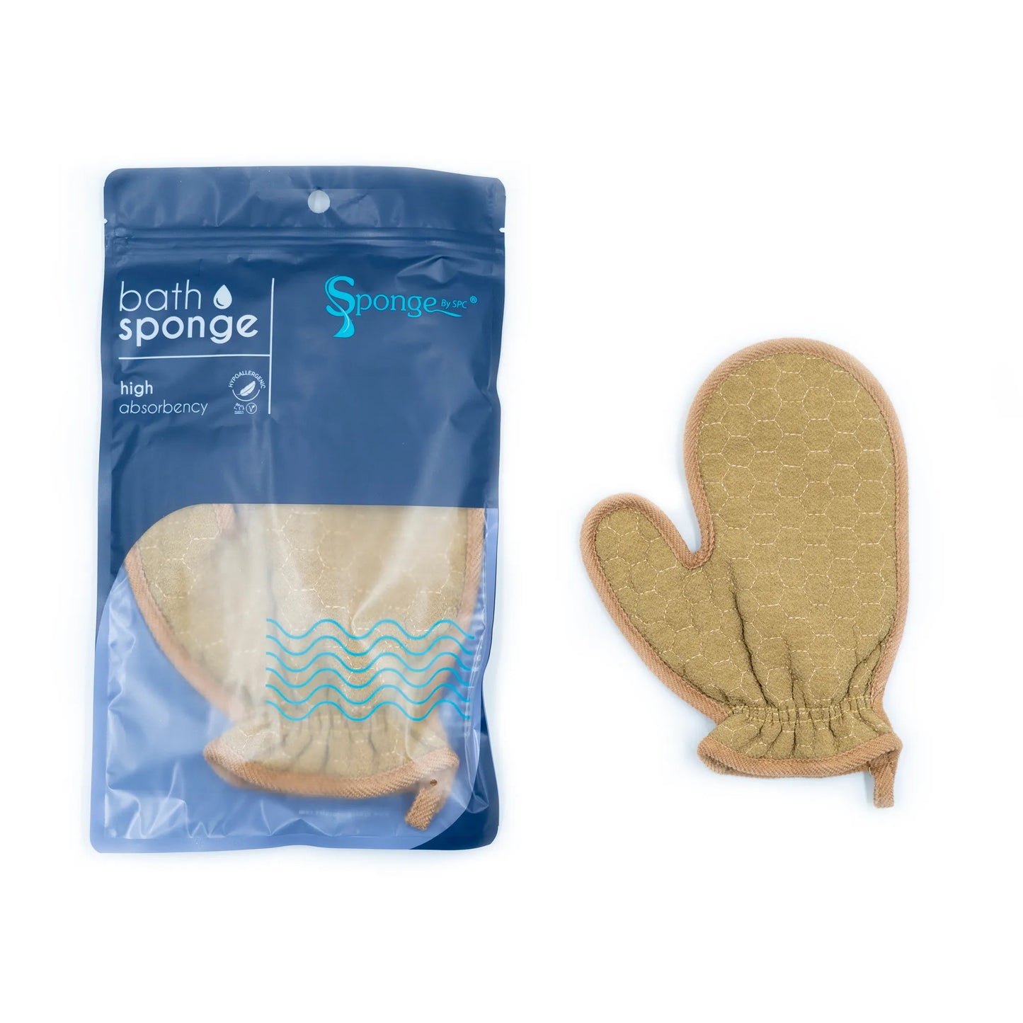 SPC Exfoliating Bath Shower Sponge Glove SPA-704