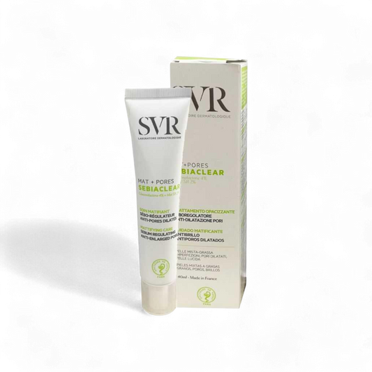 SVR Sebiaclear Mat And Pores Sebum-Regulating Mattifying Cream – 40 ml