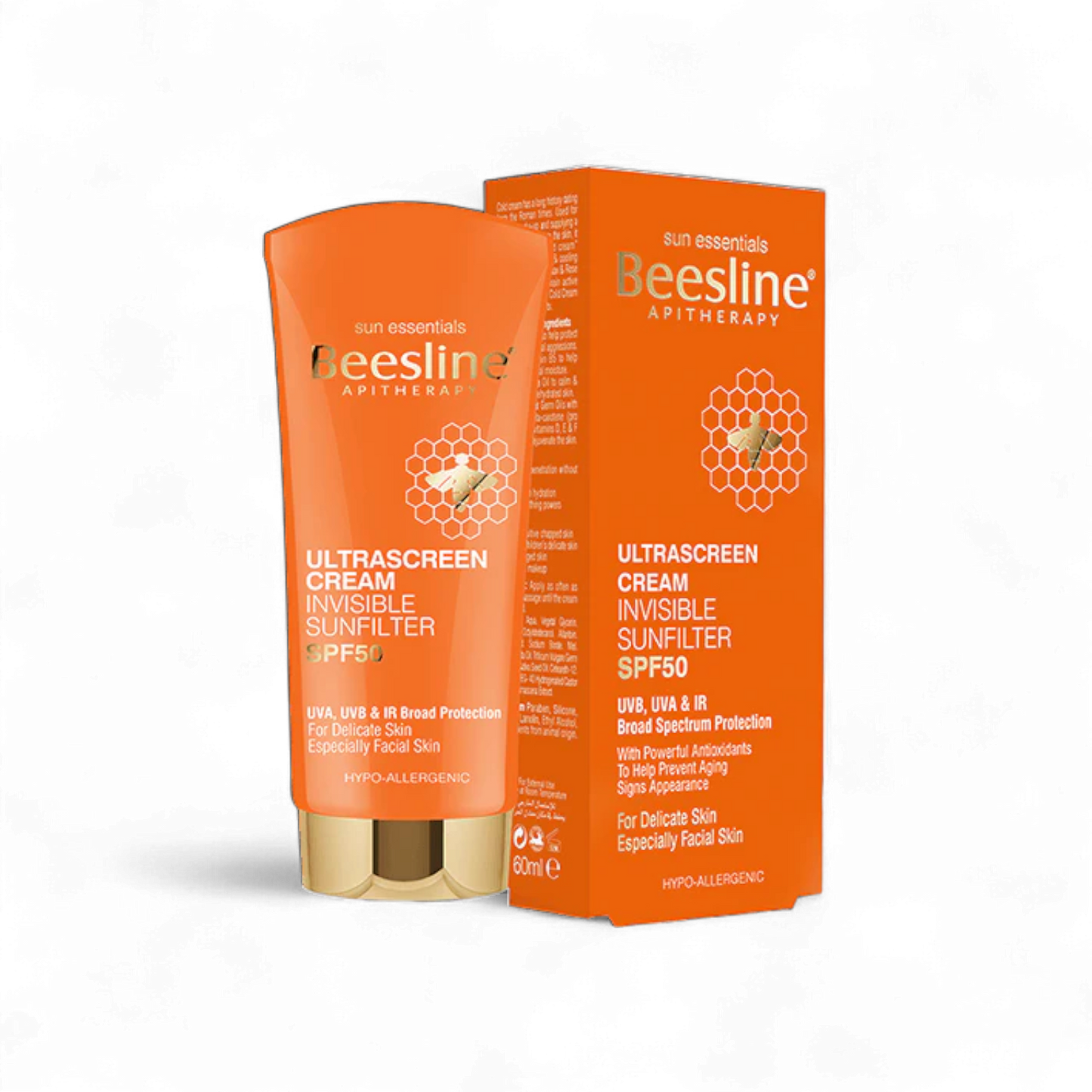 Beesline Ultrascreen Cream Invisible Sunfilter SPF 50 - 60ml