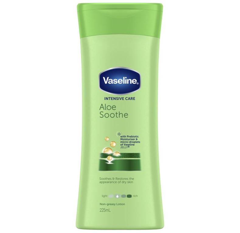 vaseline intensive care aloe soothe body lotion