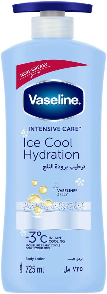 vaseline intensive care ice cool hydration body lotion