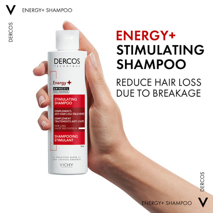 Dercos Energy + Stimulating and Anti Hair Loss Shampoo with Aminexil