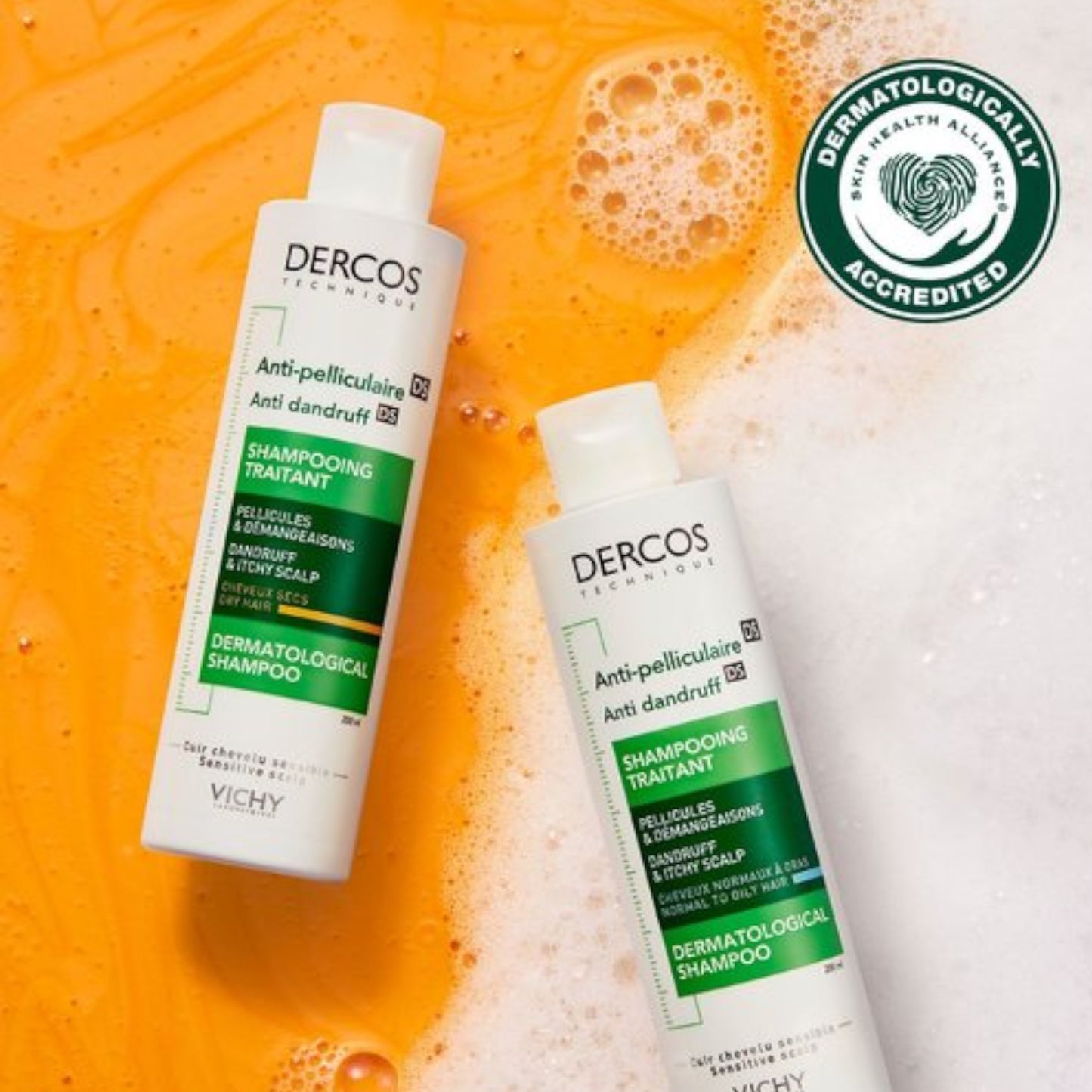 Vichy Dercos Anti-Dandruff Shampoo for Normal to Oily Hair