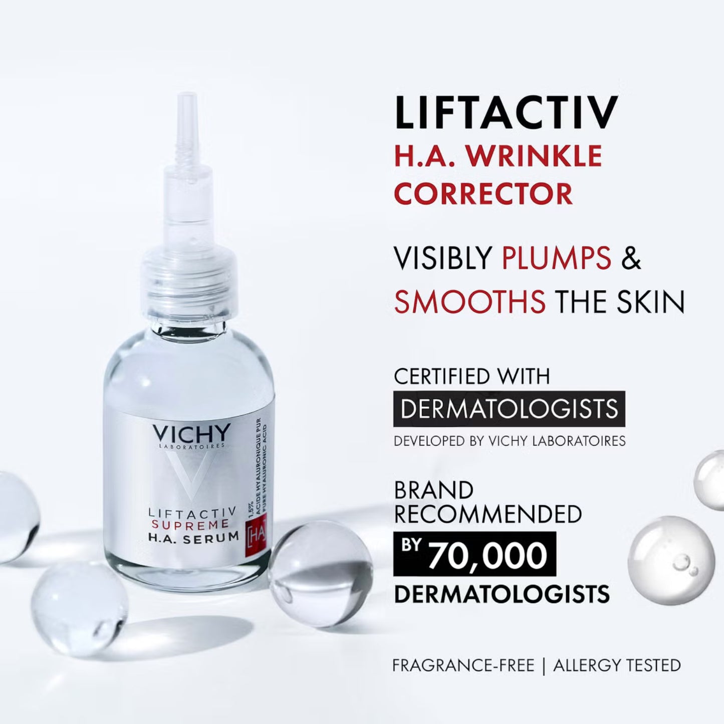 Vichy Liftactiv Supreme HA Filler Hyaluronic Acid Serum – 30ml