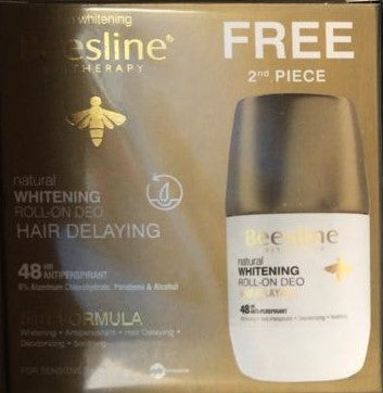 Beesline WHITENING ROLL-ON HAIR DELAYING DEO 2 pieces