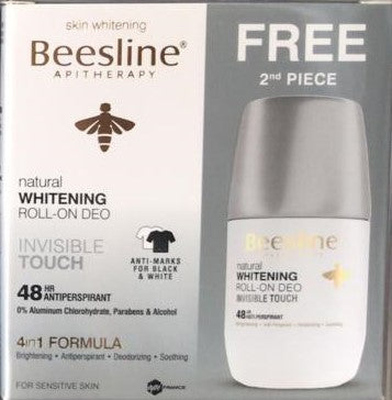 beesline natural whitening roll-on deo 2 pieces