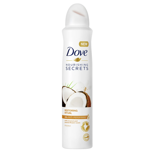 dove coconut and jasmine antiperspirant deodorant 150ml